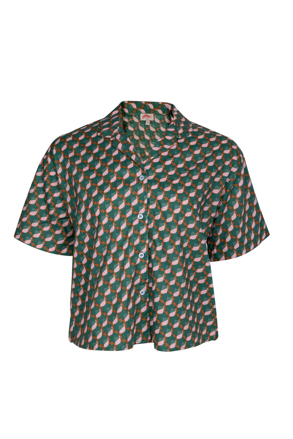 Geometric Bowler Shirt