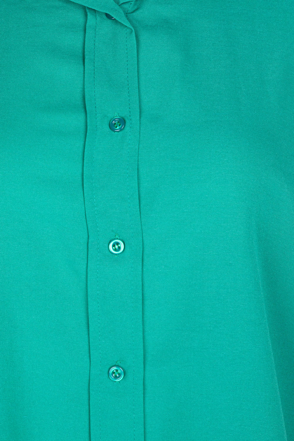 Oversize Solid Shirt Light Green