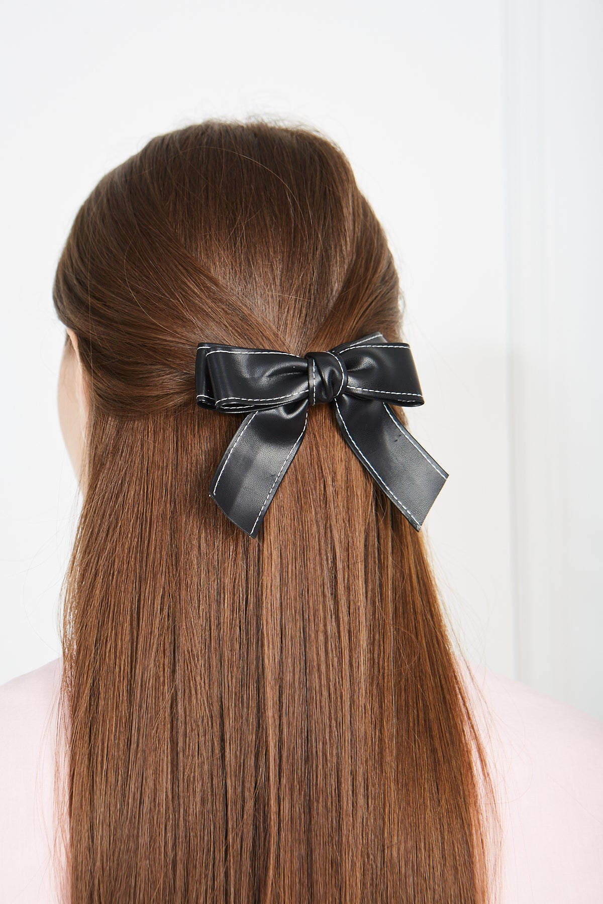 Lexi Leather Bow
