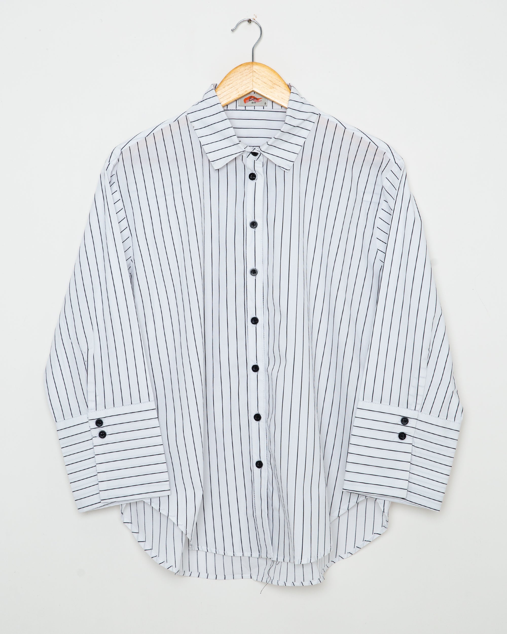 Black & White Button Up