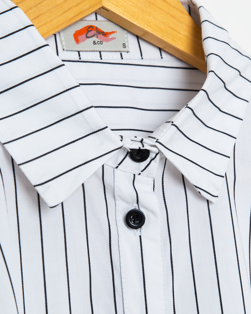 Black & White Button Up