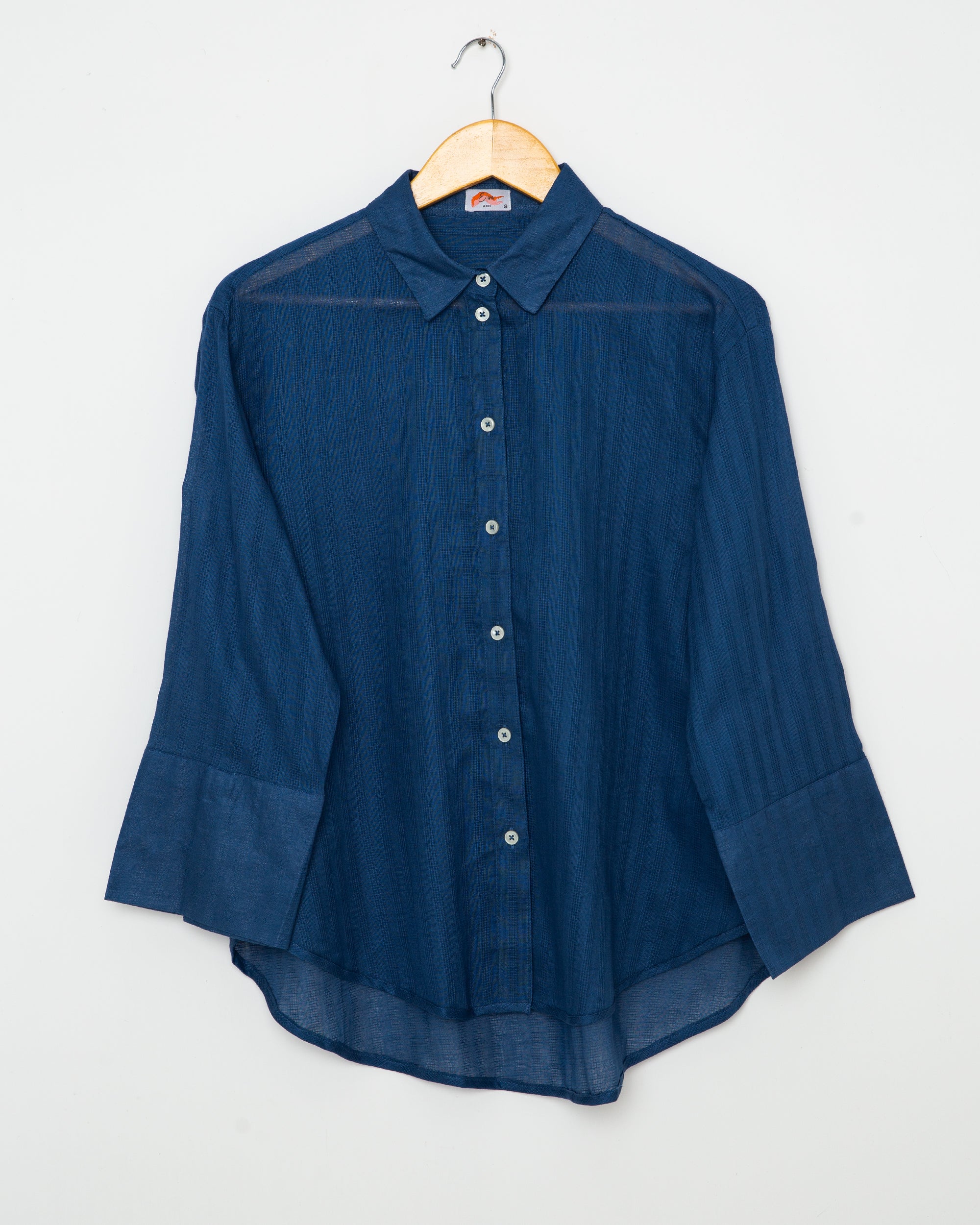 Mud Blue Button Up
