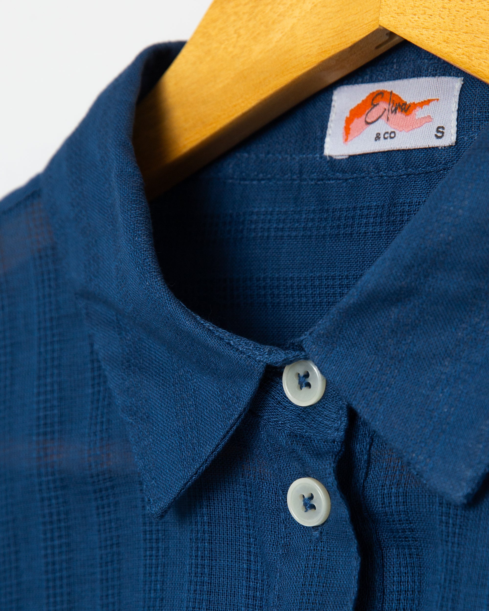 Mud Blue Button Up