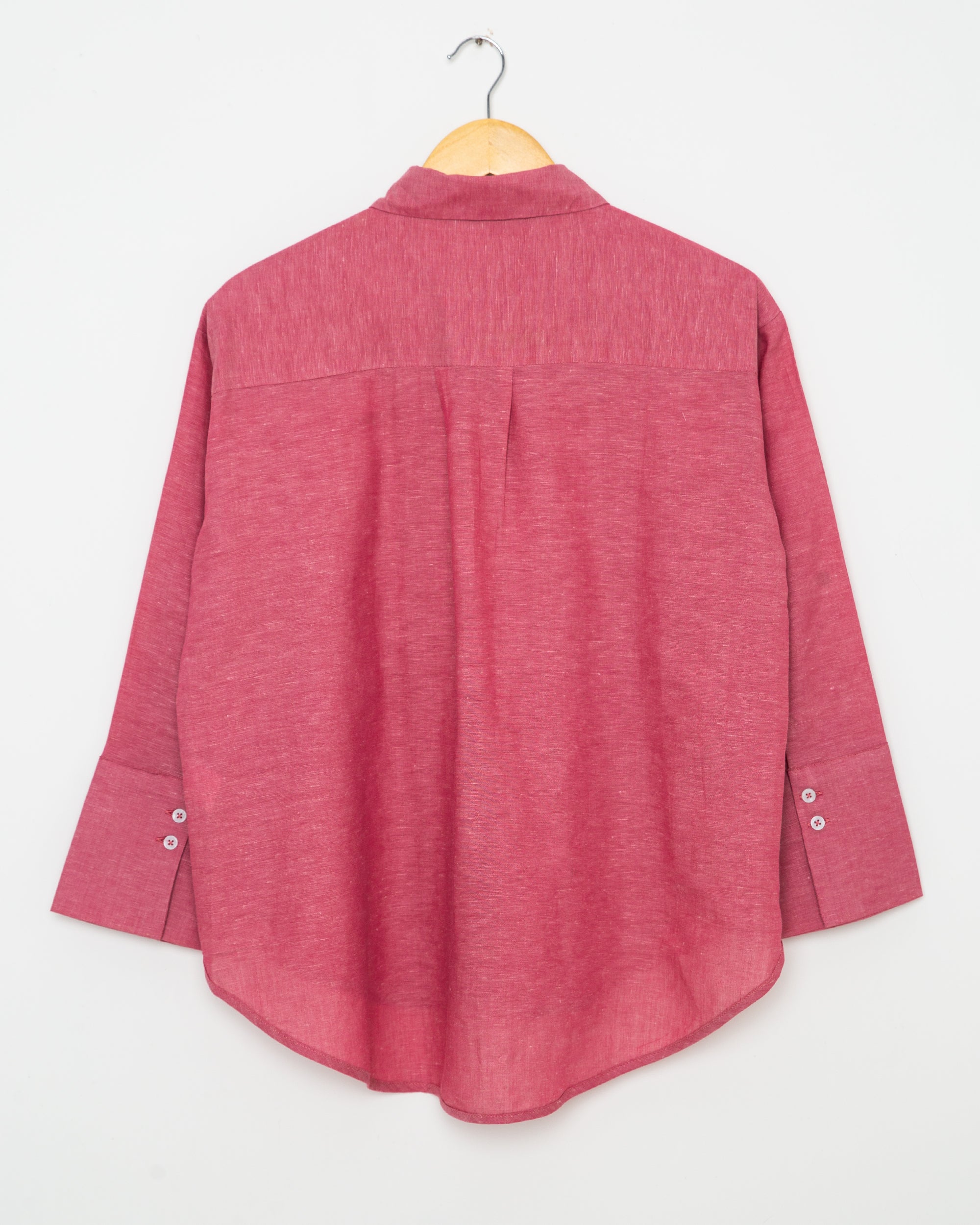 Red Chambray Button Up