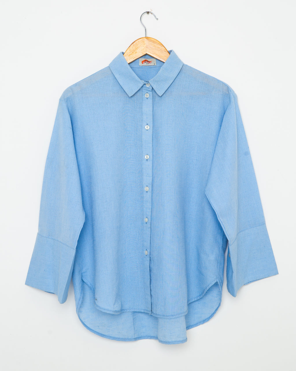 Sky Button Up