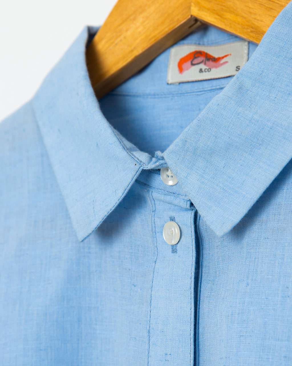 Sky Button Up