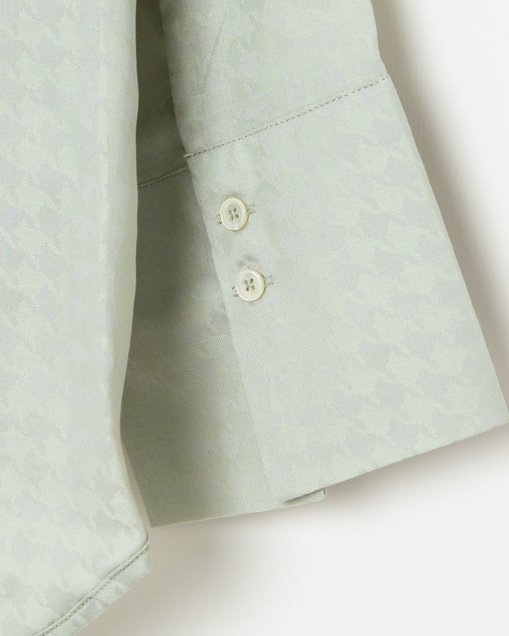 Lime Self Textured Button Up