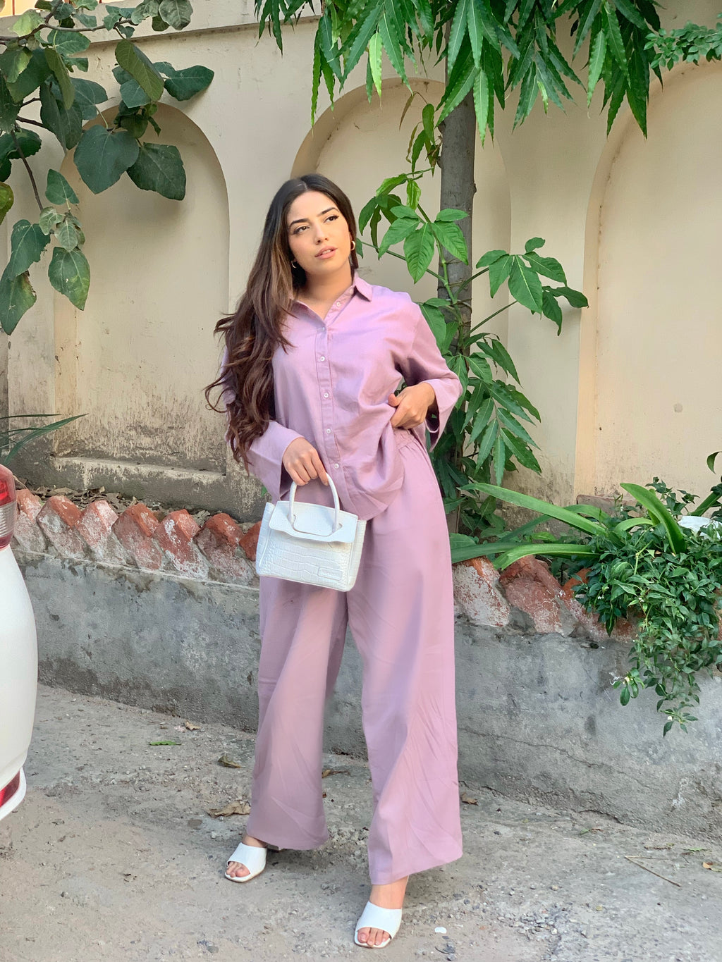 Pink Woven Co-Ord Set