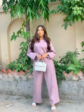 Pink Woven Co-Ord Set