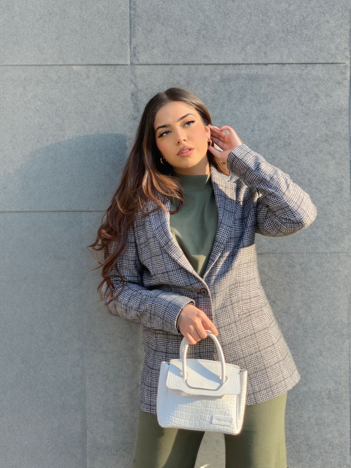 Wales Check Grey Blazer