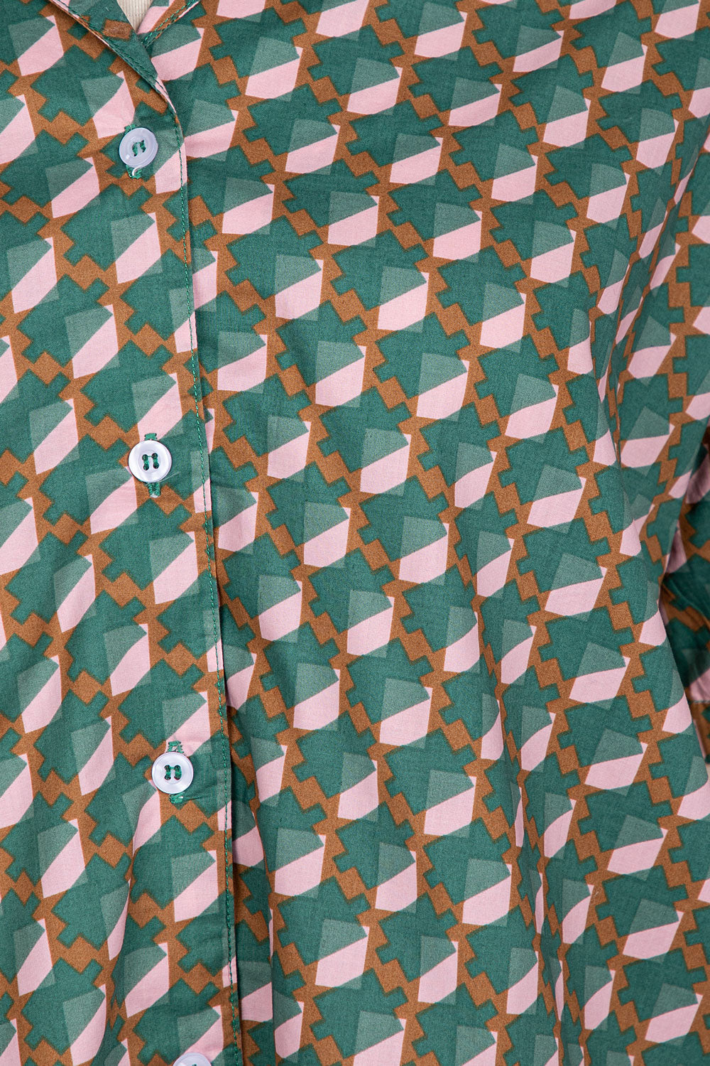 Geometric Bowler Shirt