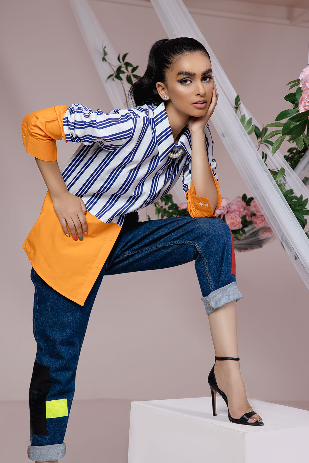 The Arancia Color Block Shirt