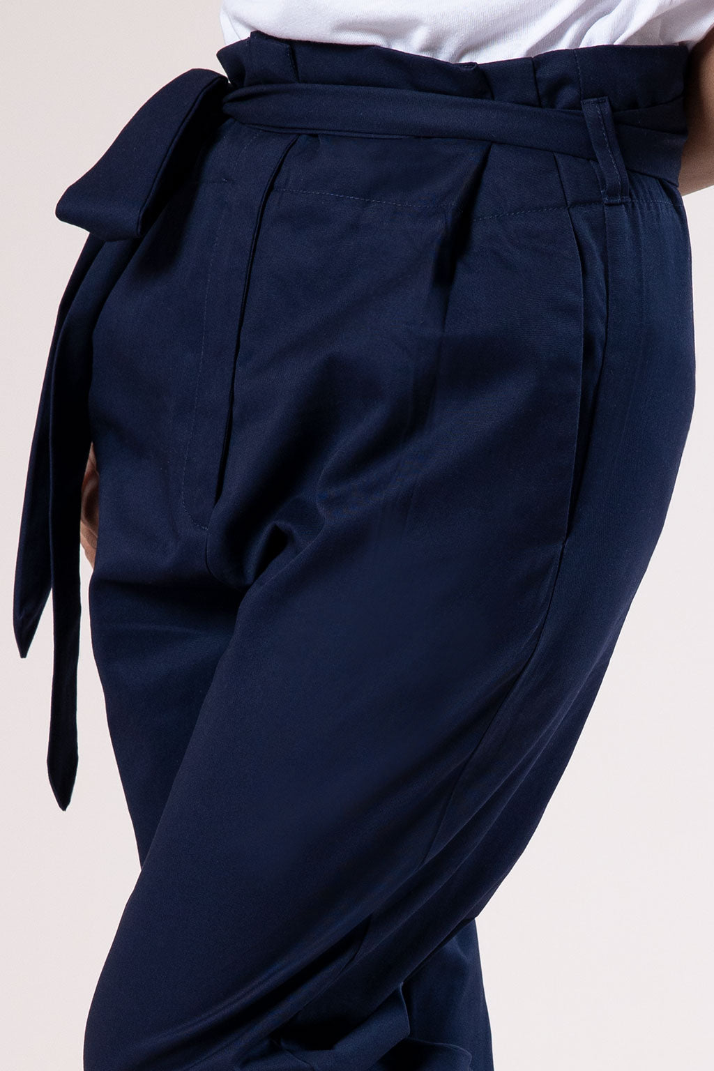 Pleated paperbag Trouser