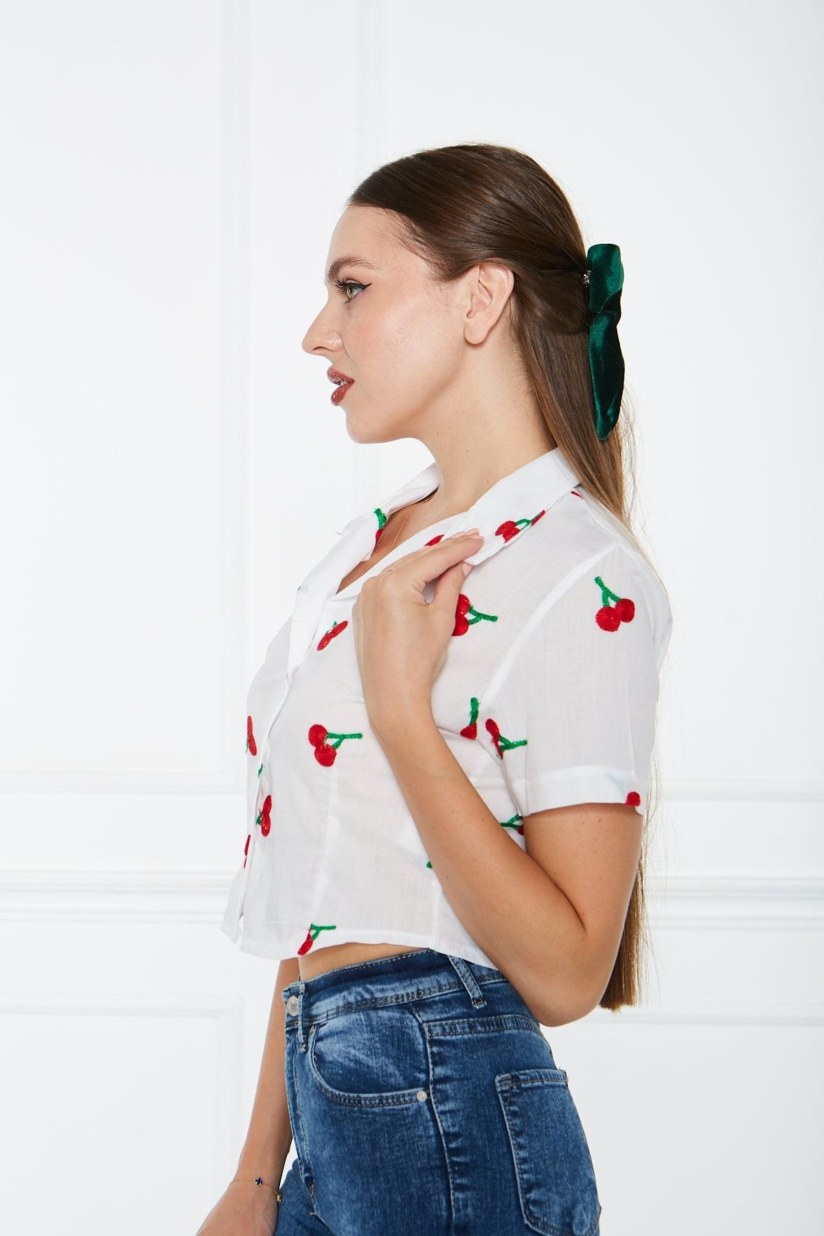 Cereza Embroided Top