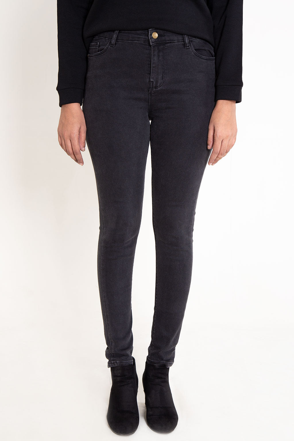 Straight Shooter Grey Jeans