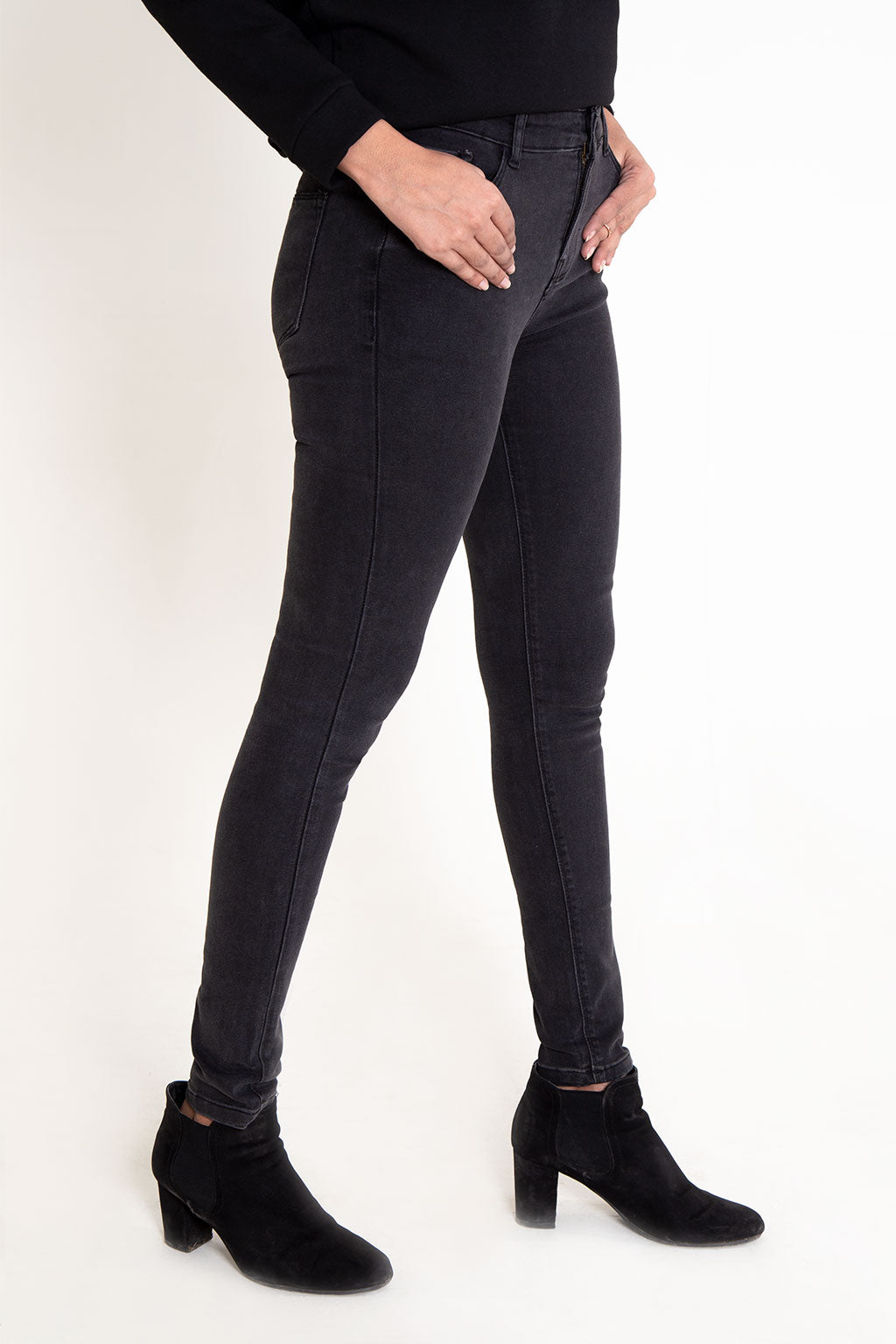 Straight Shooter Grey Jeans