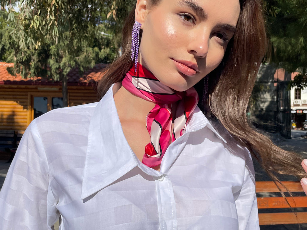 Luna Asymmetric Collar Shirt